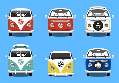 Vw Bus Free Vector Art - (711 Free Downloads)