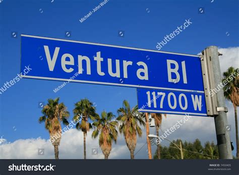 Ventura Boulevard Sign Stock Photo 7450405 : Shutterstock