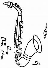 Saxophone Coloring Pages  Best For Kids sketch template