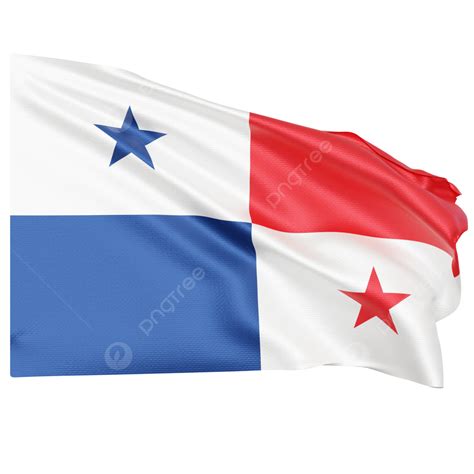 Panama Flag Waving, Panama Flag With Pole, Panama Flag Waving Transparent, Panama Flag PNG ...