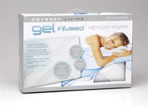 Odyssey Living Gel Infused Memory Foam Pillow - Marbret International