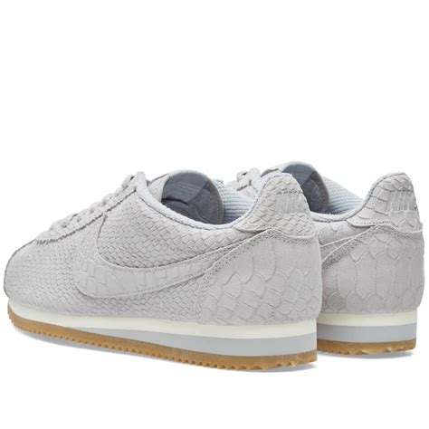 Nike Classic Cortez Leather Premium Wolf Grey & Gum | END. (Europe)