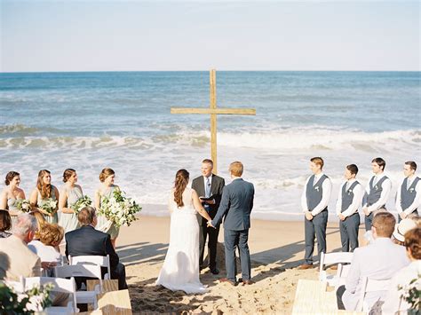 Simple, Romantic Beach Wedding Ceremony