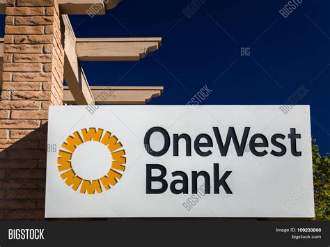 Onewest Bank Exterior Sign Image & Photo | Bigstock