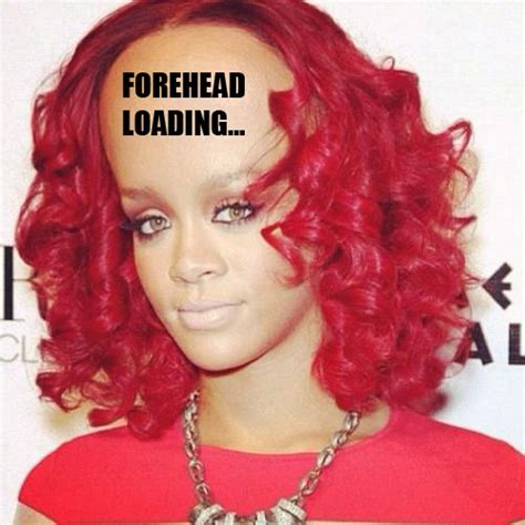 Rihanna Forehead Jokes