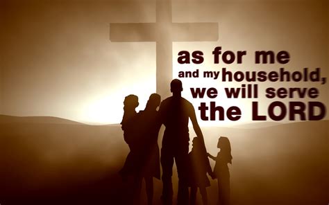 Me and My Household | Christian Wallpapers