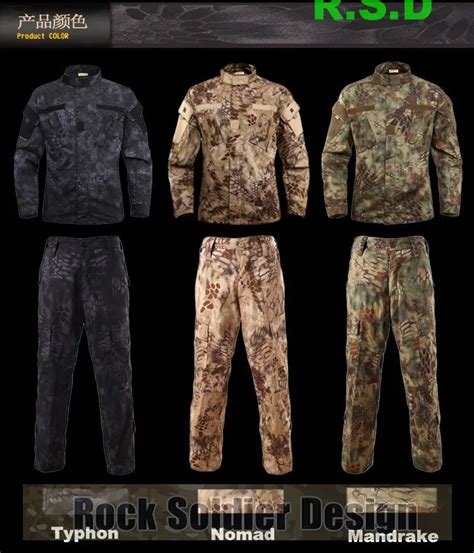 Kryptek Mandrake camouflage military uniform.SHIRT+PANTS,airsoft tactical camo BDU+free shipping ...