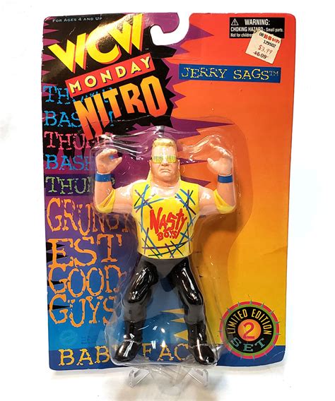 WCW Jerry Sags Nasty Boys Monday Nitro Figure 1997 - SWIT Sports