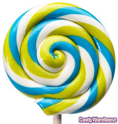 Blue & Green Swirl Lollipop (With images) | Blue candy table, Green ...