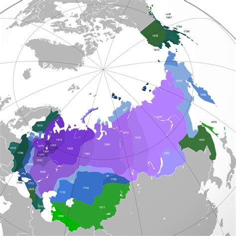 The Expansion of Russia - Vivid Maps