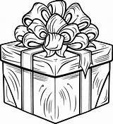 Christmas Gift Coloring Book Illustration 30741123 Vector Art At Vecteezy sketch template