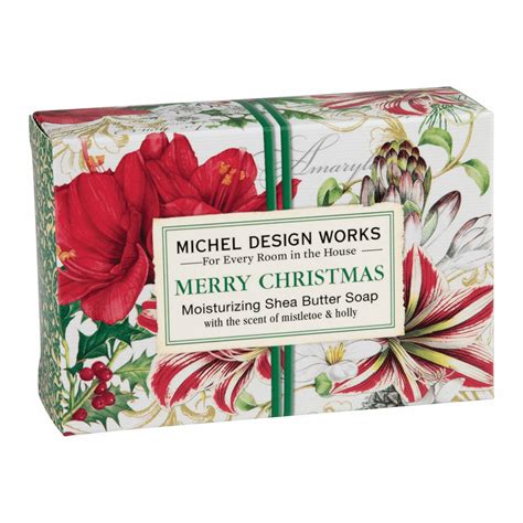 Michel Design Works Merry Christmas 4.5 oz. Boxed Soap - Distinctive Decor