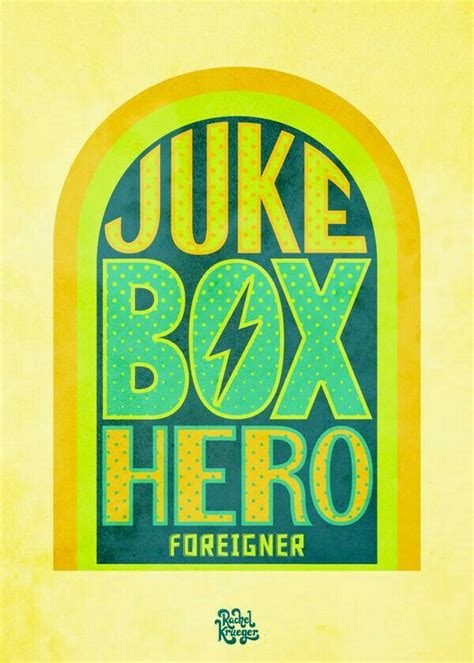 Juke Box Hero, Foreigner | Oldies but goodies, Music poster, Rock music