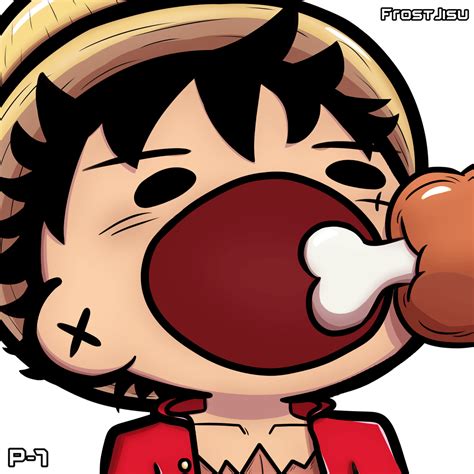 Luffy Emote 💖🍖 : r/OnePiece