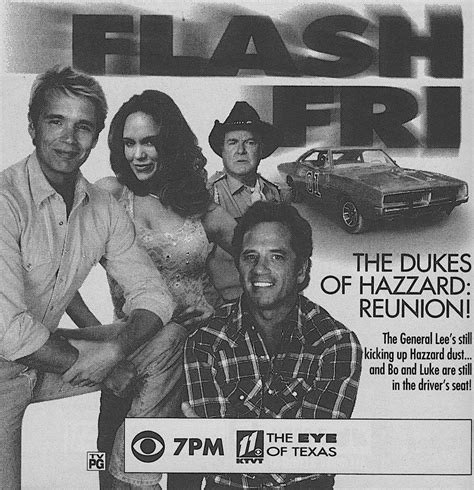 📺CBS Primetime, April 25, 1997: — 'The Dukes of Hazzard: Reunion' | The dukes of hazzard ...