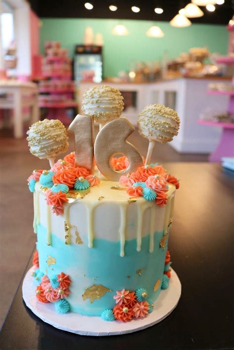 Cakes for Women - 3 Sweet Girls Cakery | Sweet 16 birthday cake, Sweet sixteen cakes, 16th ...