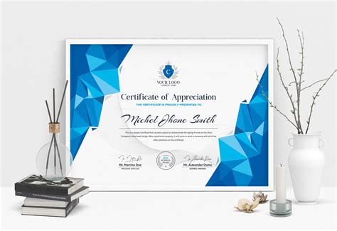 Modern Certificate Sample - Graphic Prime | Graphic Design Templates