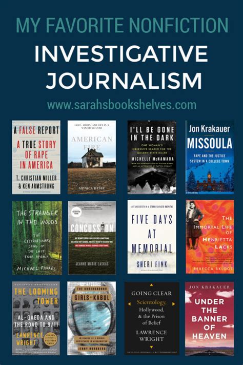 Nonfiction November 2018: Be the Expert...Investigative Journalism - Sarah's Bookshelves