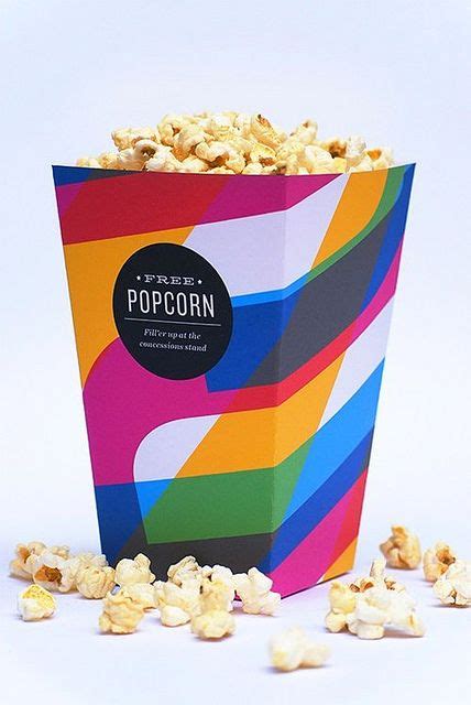 Popcorn | Popcorn packaging, Custom popcorn boxes, Packaging inspiration