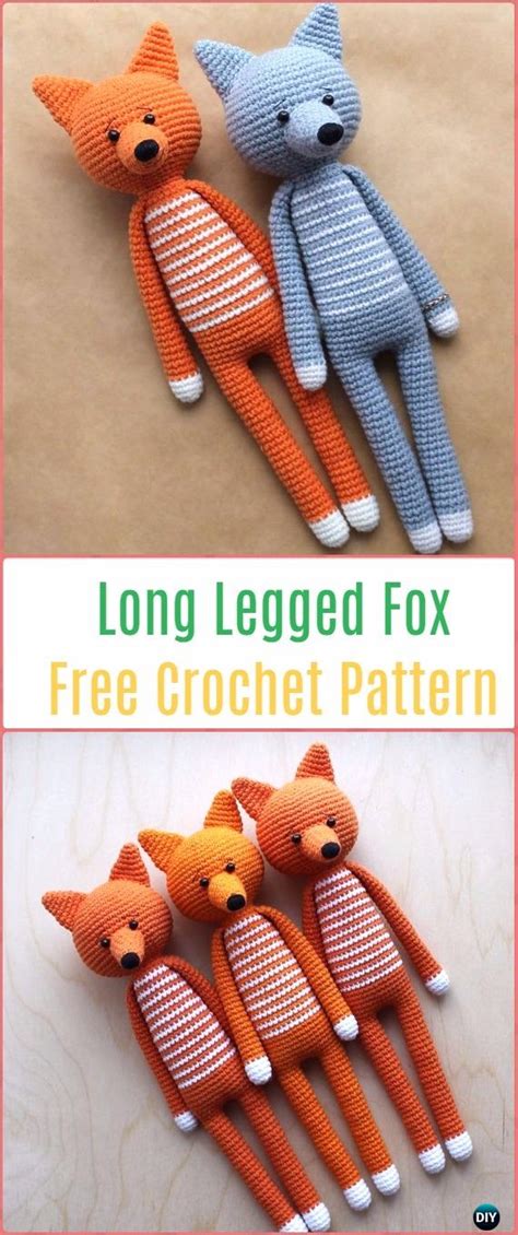 Crochet Amigurumi Fox Free Patterns & Tutorials