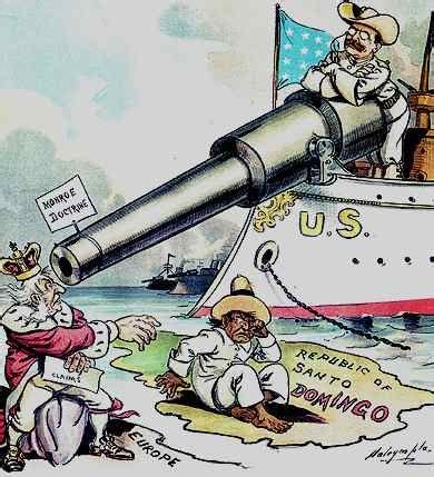 Roosevelt monroe Doctrine cartoon - Pax Americana - Wikipedia, the free ...