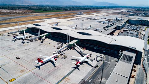 Inauguration of the new international terminal at Santiago de Chile Airport, built by Groupe ADP ...