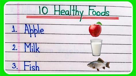 10 Healthy food names | Healthy foods name in English | Healthy foods ...