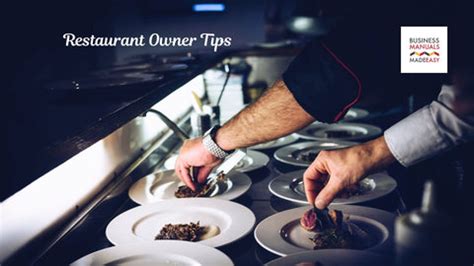 Restaurant Owner Tips – Business Manuals Made Easy