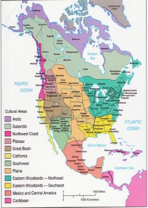 Printable Map Of Native American Regions - Printable US Maps