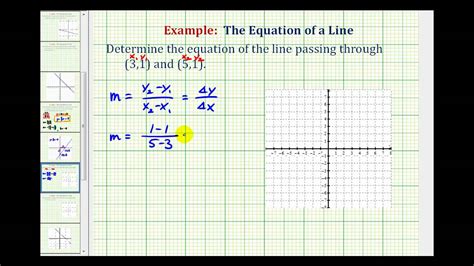 Ex: Find the Equation of a Horizontal Line Given Two Points on the Line - YouTube