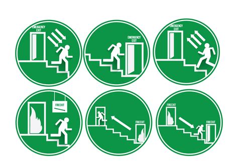 Emergency Exit Vectors - Download Free Vector Art, Stock Graphics & Images