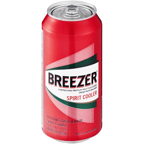 Breezer Watermelon Spirit Cooler Can (24x440ML) – Prestons Liquor Stores