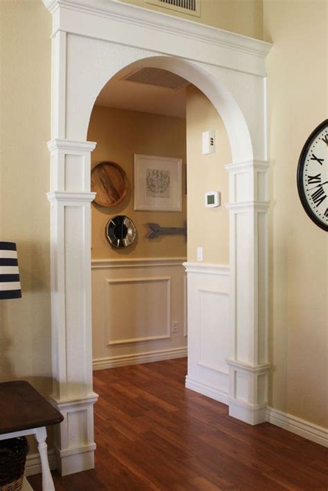 moulding around door | Arch molding, Arched doors, Doorway decor