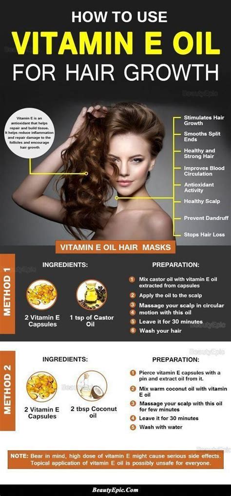 Vitamin E For Hair Growth And Thickness - Curly Hair Style