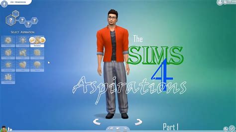 The Sims 4 CAS: Aspirations - YouTube