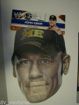 NEW NWT WWE Wrestling Superstar John Cena Realistic Halloween Face Mask ...