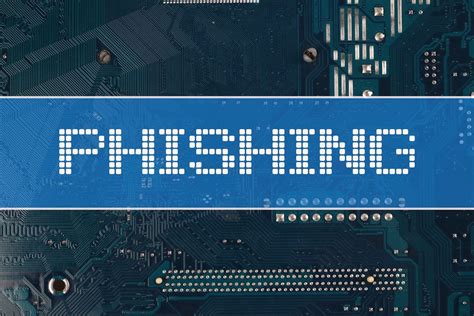Phishing text over electronic circuit board background - Creative ...