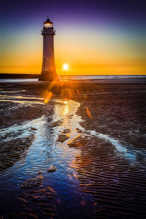 New Brighton Lighthouse Photograph by Peter OReilly - Fine Art America