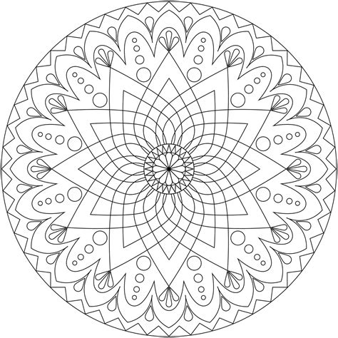 29 mandala e disegni astratti da colorare per meditare e liberarsi dallo stress | Disegni ...