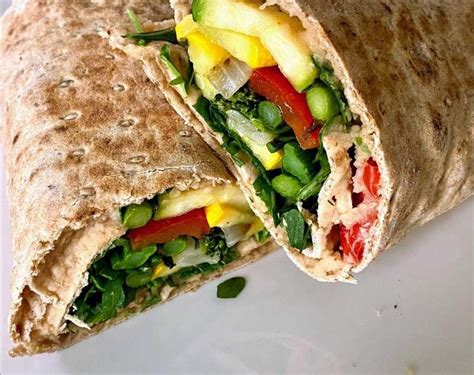 Veg Wrap | Kathy's Vegan Kitchen | Receta