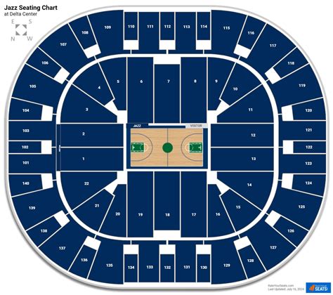 Utah Jazz Seating Chart - RateYourSeats.com