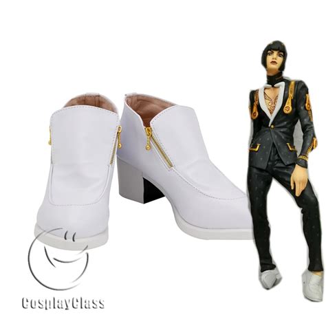 JoJo`s Bizarre Adventure Golden Wind Bruno Bucciarati Cosplay Shoes - CosplayClass