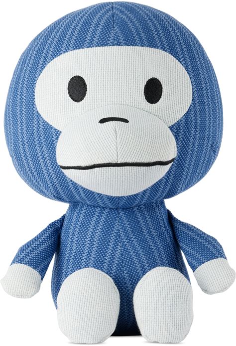 Blue Big Baby Milo Plush Toy by BAPE | SSENSE UK