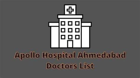 Apollo Hospital Ahmedabad Doctors List, Address & Contact Number