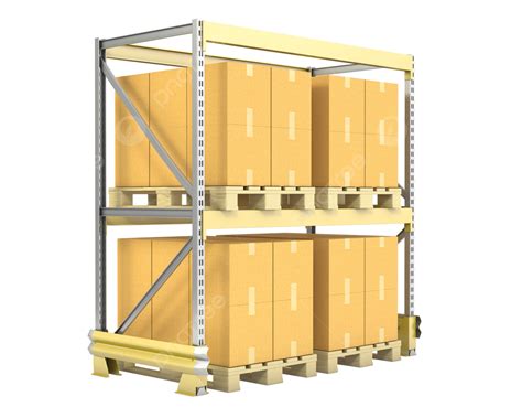 Pallet Rack With Cargo Shelf, Pallet, Packaging, Heavy PNG Transparent Image and Clipart for ...
