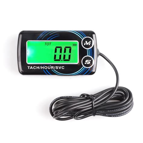 Digital Tachometer for Small Engines, 25000rpm Hour Meter Rpm Gauge ...