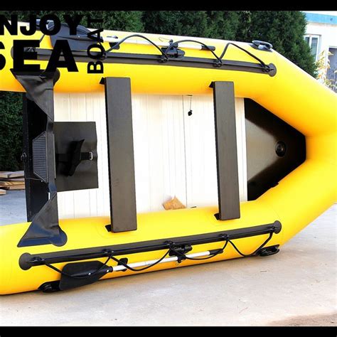 PVC Hull Material Folding Inflatable Fishing Boat - Rowing Boat and ...