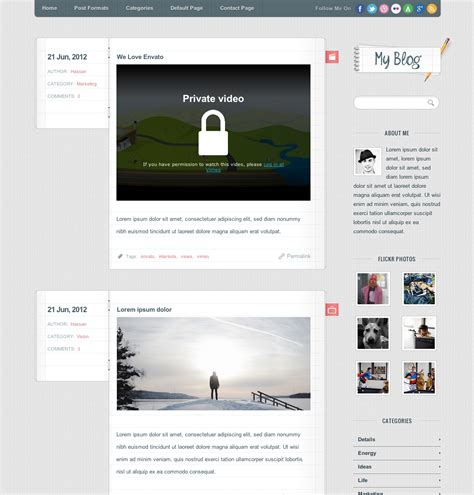 Top 10 Wordpress templates for blogs with responsive design