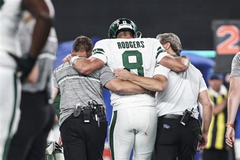 Aaron Rodgers injures Achilles, New York Jets beat Buffalo Bills in overtime