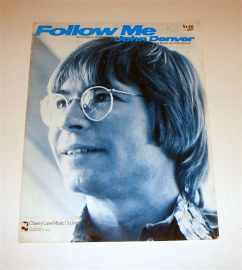 Original 1971 John Denver Follow Me 6 Page Sheet Music free shipping | eBay